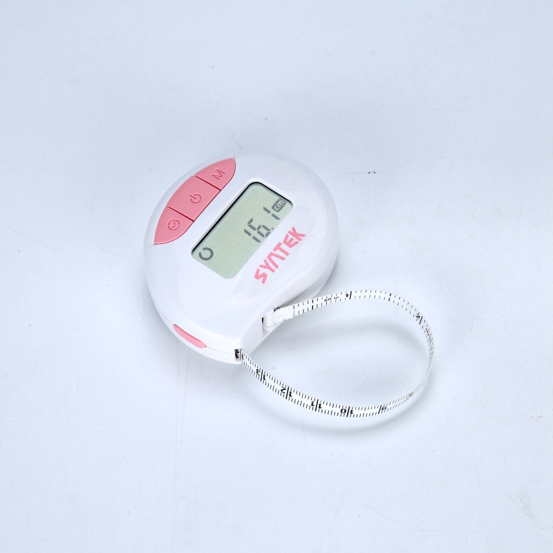 Syntek Digital Body Tape Measure 150cm LED Electronic Health Band Tape Ruler Circumference Linear Measure Mode Body Fat Calipers