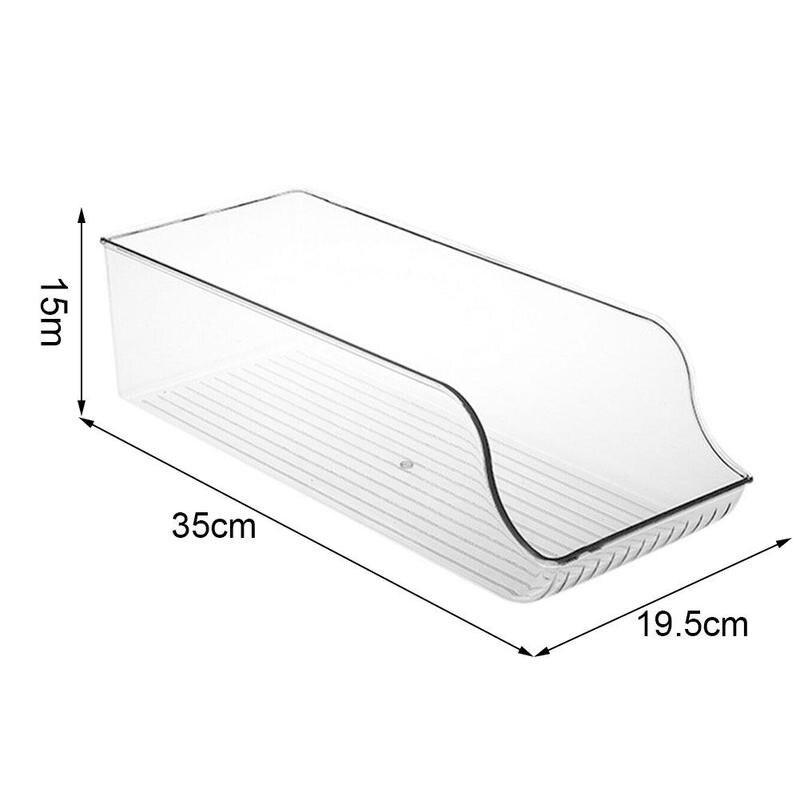 Koelkast Organizer Bakken Soda Kan Dispenser Drank Houder Container Opslag Transparante Voor Koelkast Kasten Vriezer Ki F0P4