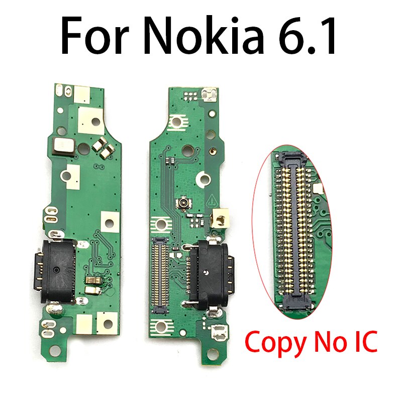 Type-C USB Charging Port For Nokia 6 7 plus 5.1 6.1 7.1 8.1 Plus X5 X6 X7 5.3 3.2 Dock Connector Flex Cable Board Ribbon: Nokia 6.1 Copy