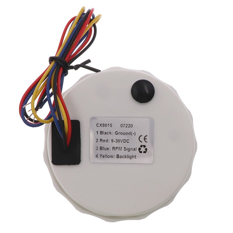 Velocímetro Digital para motocicleta, medidor de velocidad de 85MM, 120 km/h, sin Antena GPS, apto para coche, barco, marino,