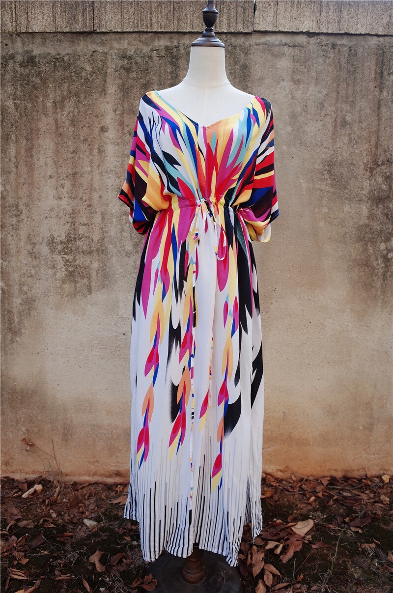 Cotton Beach Cover up Kaftans Sarong Bathing Suit Cover ups Beach Pareos Swimsuit Cover up Womens Swim Wear Beach Tunic #Q641