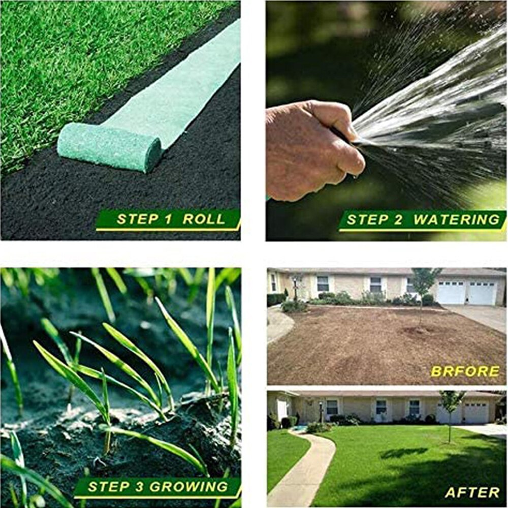 Neue Biologisch Abbaubare Gras Samen Matte Samen S... Grandado