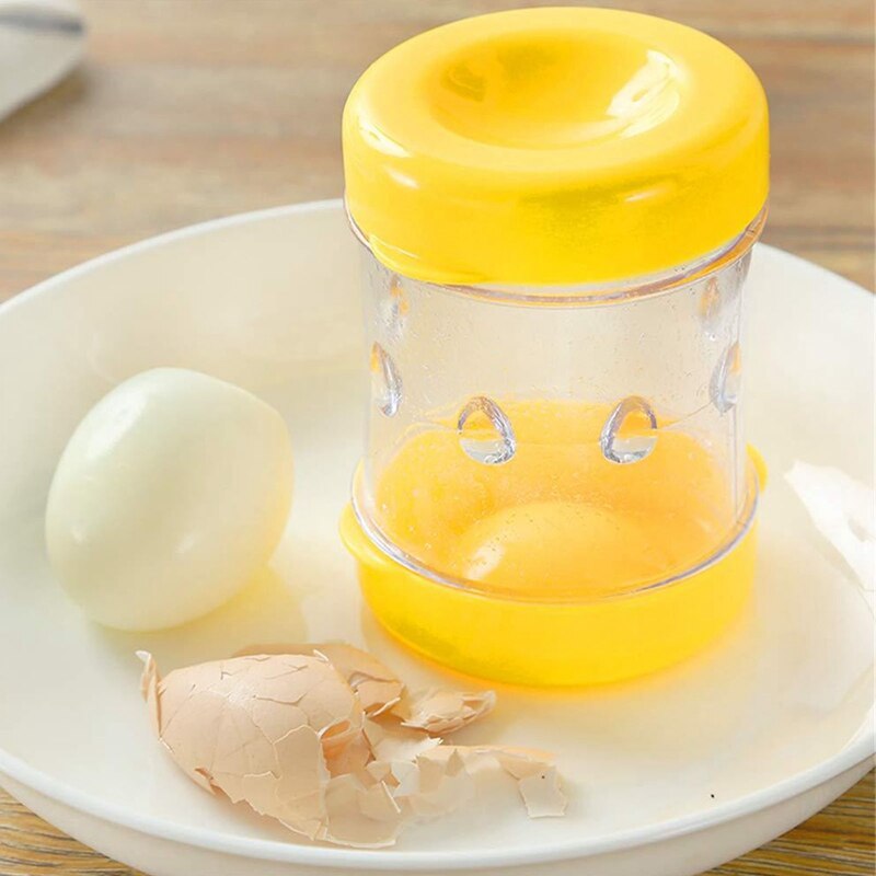 1pcs Hand Crank Automatic Egg Sheller Boiled Egg Peeler Egg Tool Egg Shell Separator Kitchen Gadget Peeling