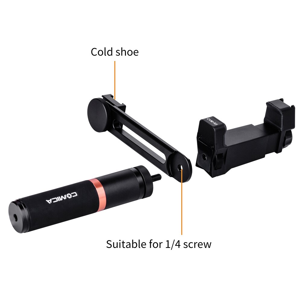 Comica CVM-R3 CVM-R2 Smartphone Video Rig Hand Grip Handle Stabilizer Kit for iPhone X 8 7 6s Plus for Samsung Huawei