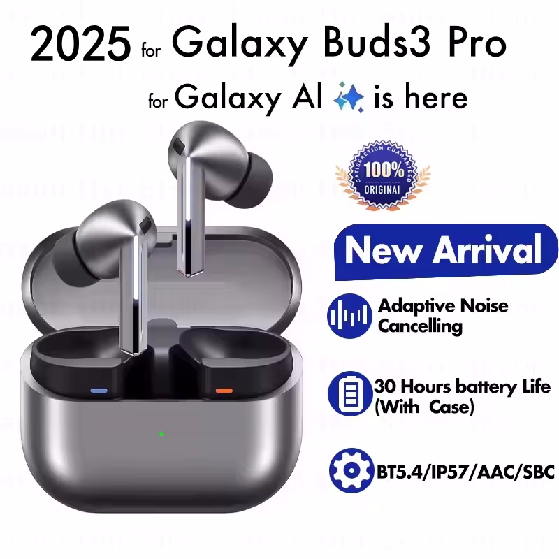 Voor Galaxy Buds 3 Pro Ruisonderdrukking Draadloze hoofdtelefoon Ruisonderdrukking In het oor Meeslepende HIFI-geluidsheadset voor Android iPhone