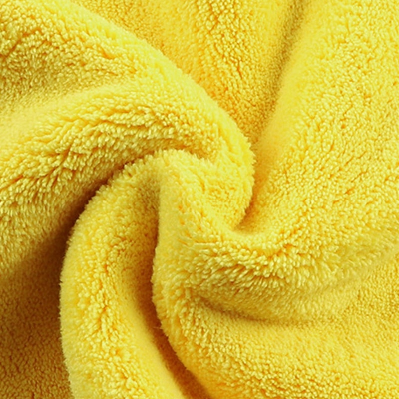 5 Pcs Wasstraat Microfiber Handdoeken Super Dikke Pluche Doek Voor Wassen Cleaning Drogen Absorberen Wax Polijsten
