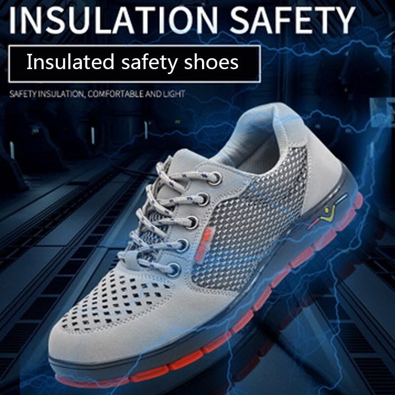 6KV Electrician High-Voltage Protective Work Boots Lightweight Breathable Safety Shoes Labor Insurance Shoes For Men And Women