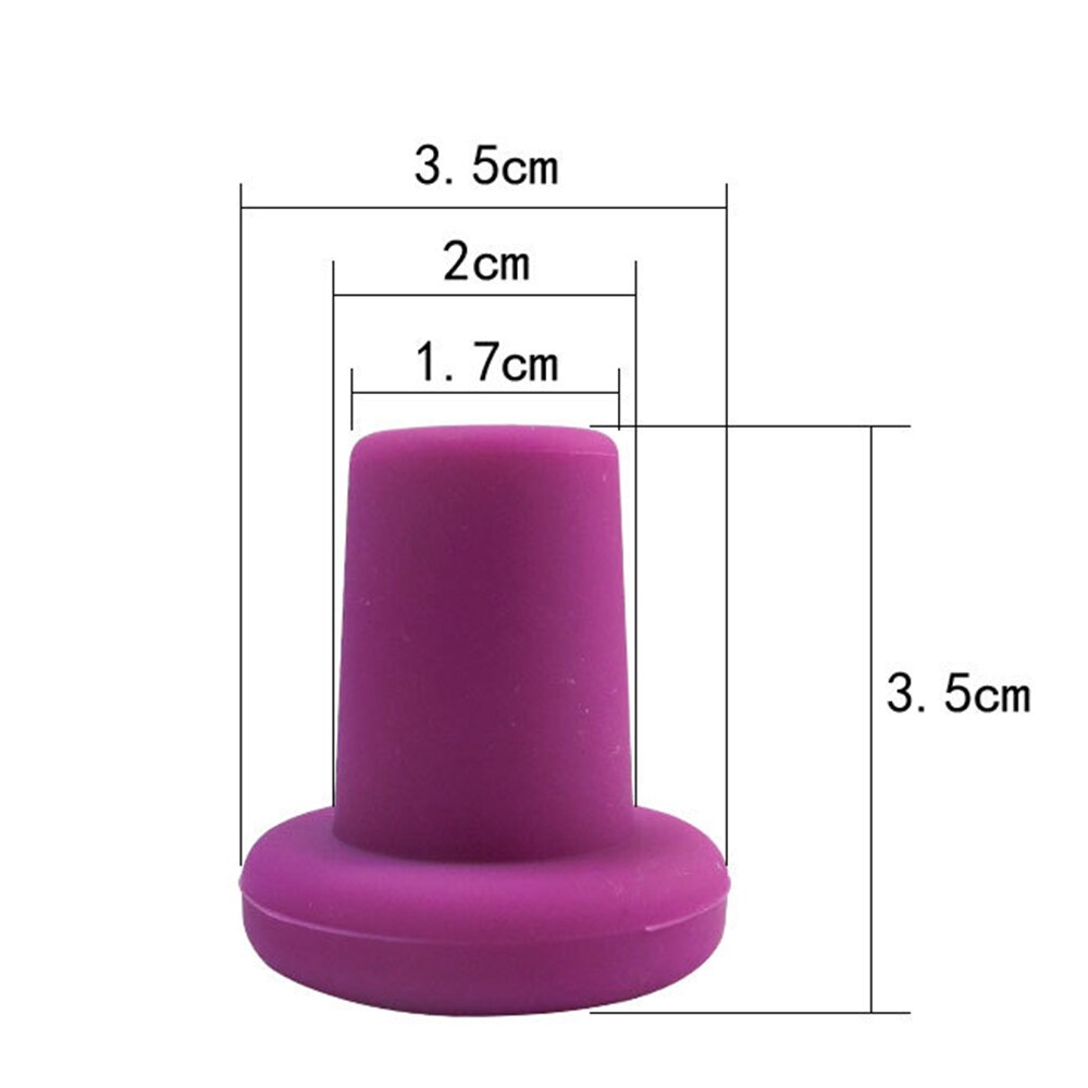 Tapones de silicona para botellas, tapón para botellas, herramientas de preservación de Bar familiar, , seguro y saludable para cocina, 6 colores