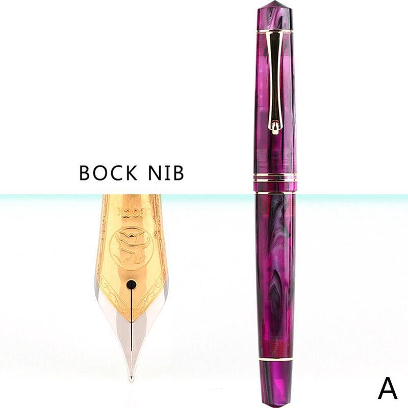M800 MoonMan F pointe résine stylo plume Bock Nib / Moonman belle plume stylo 1 écriture Pc N2B8