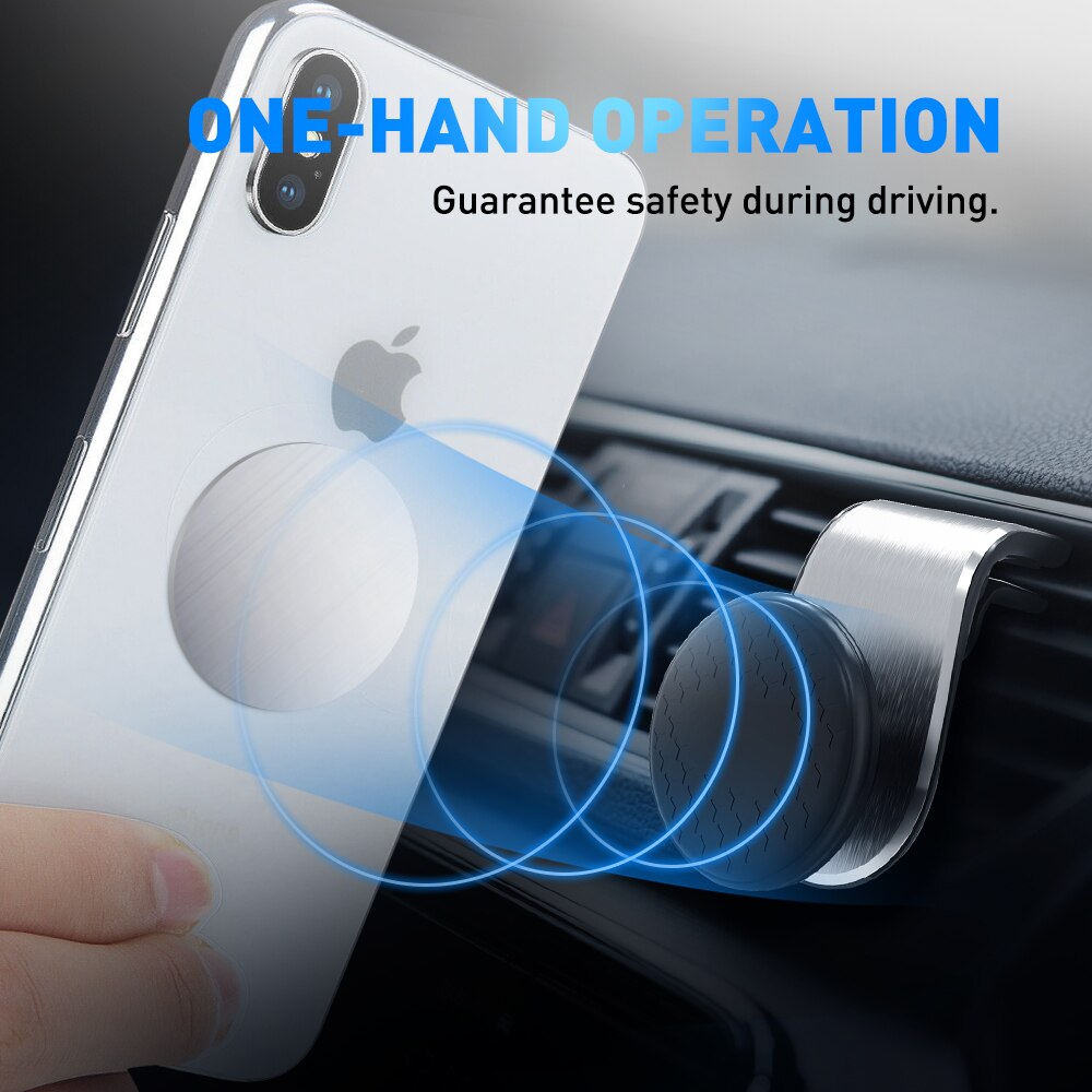 Metalen Magnetische Auto Telefoon Houder Gps Voor Hyundai Tucson Ix25 Creta Kona IX35 Solaris Accent I30 Santa Fe Elantra accessoires
