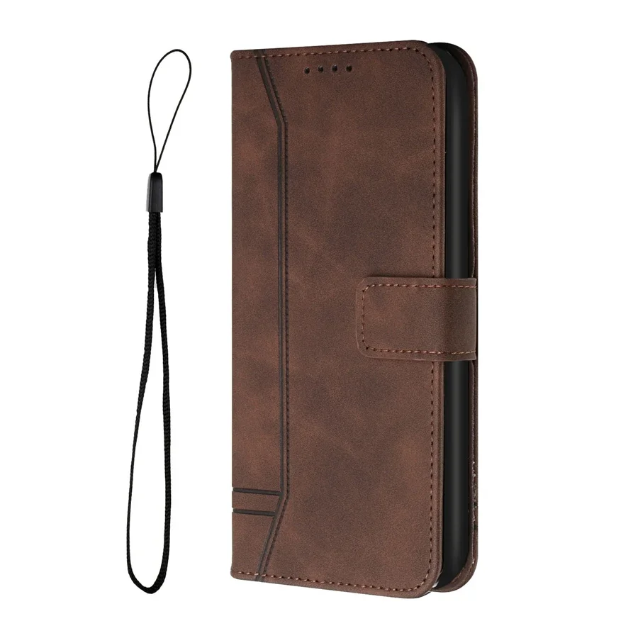 Funda de teléfono MotoG50 para Motorola Moto G50 5G MotorolaG50 G MotoG 50, funda tipo billetera con soporte, fundas de cuero con ranuras para tarjetas, funda Coque: ABS / Castaño