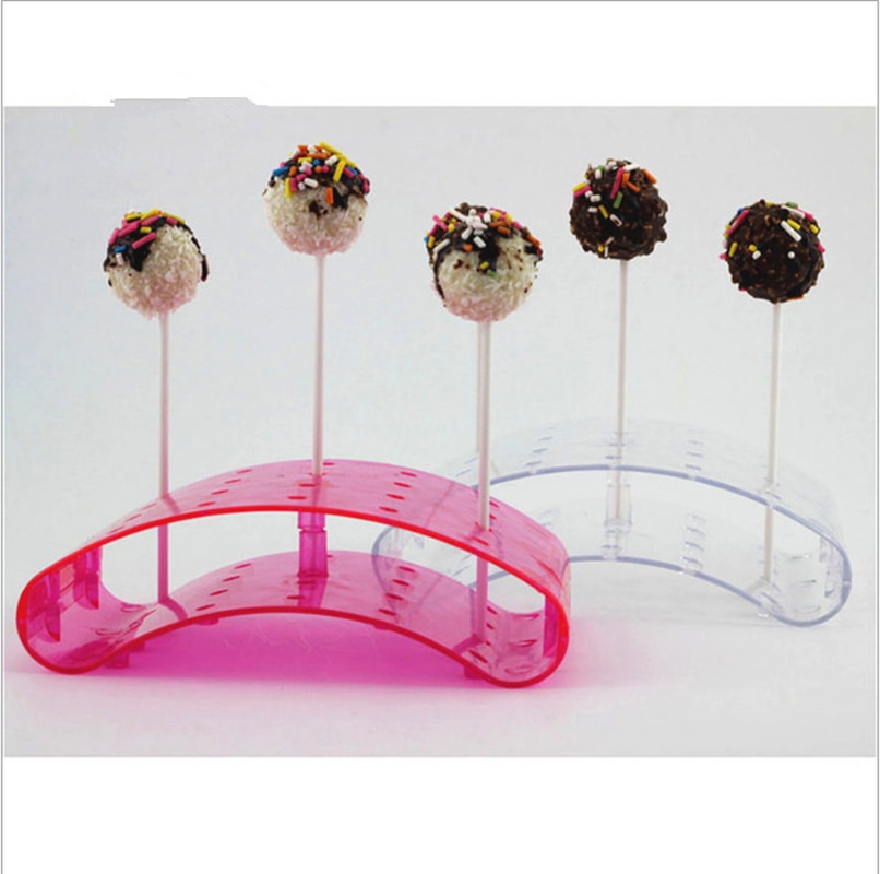 20 Gaten Cake Stand Pop Lollipop Stands Cake Display Stand Houder Lolly U-vormige Display Diy Bakvormen Taart Keuken Gadgets