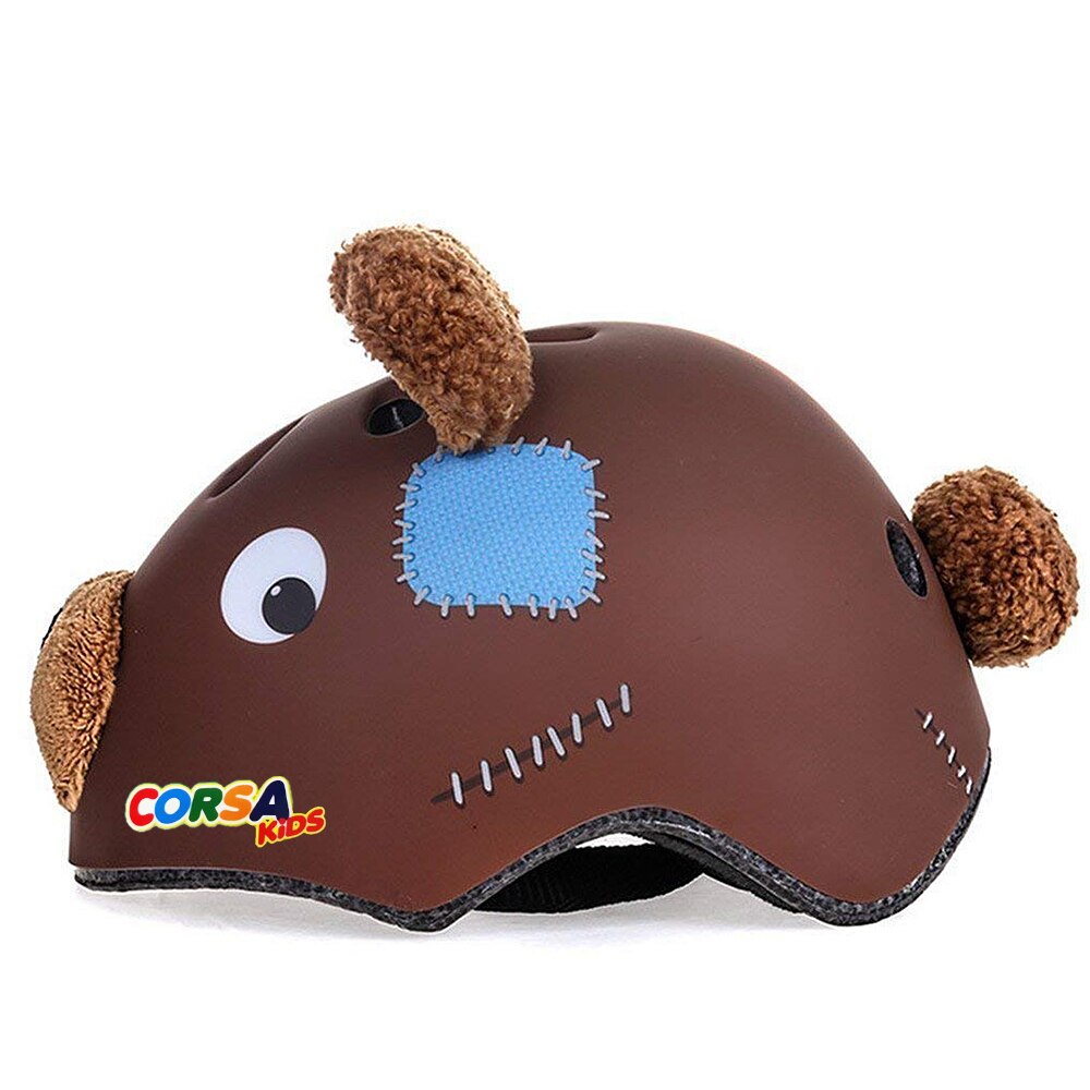 Lixada niños casco de bicicleta de dibujos animados lindo casco ciclismo para niños de la ciudad de bicicleta de carretera de pelo para niños niñas deportes al aire libre de Patinaje