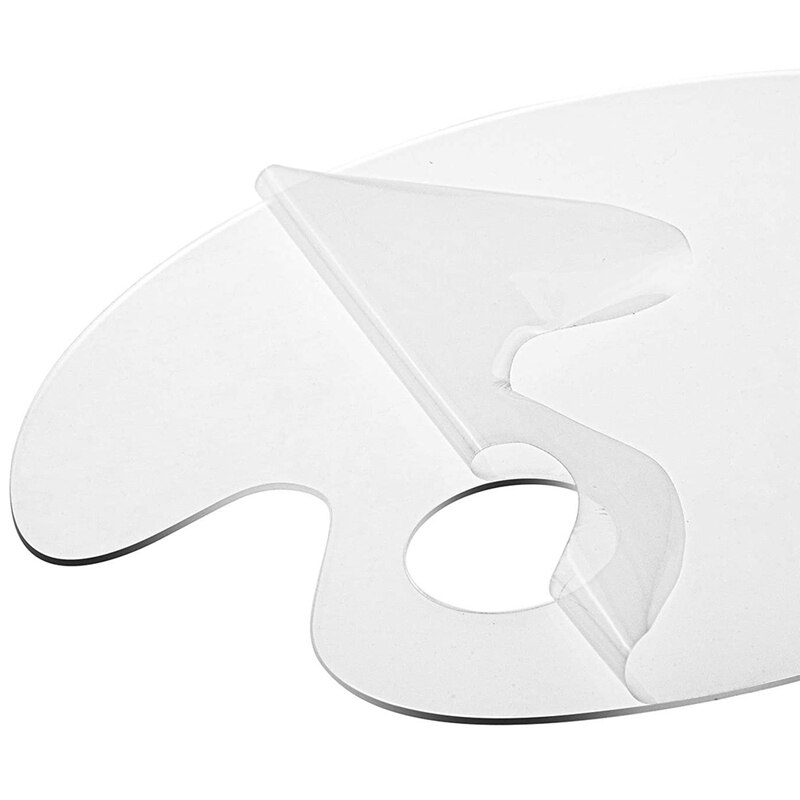 6 Pack 10X6 Inches Acryl Verf Houder Trays Art Palet Met Duim Gat Voor Diy Art Craft Mengen en Schilderen