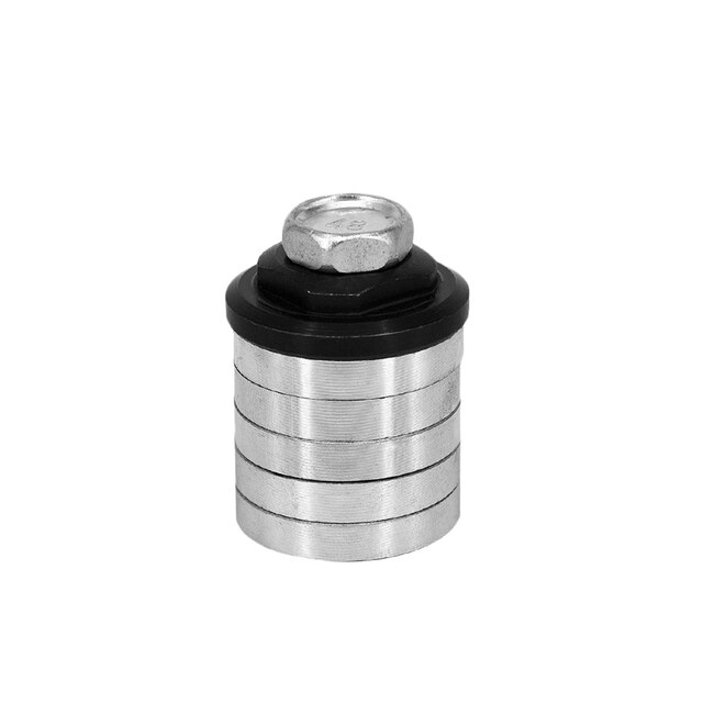 M10/M14 Angle Grinder To Grooving Machine Adapter Conversion Kit Flange Nut Metal Lock Nut Grooving Machine For 100/125-230: Silver M10