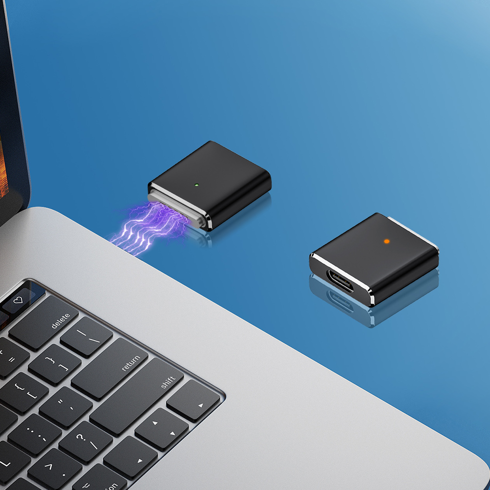 PD 100W genere-C a per Magsafe 3 connettore adattatore USB C magnetico connettore convertitore spina di ricarica per computer portatile per MacBook aria/pro