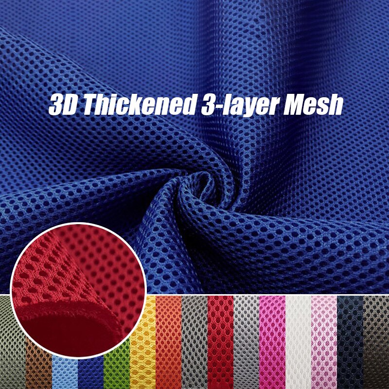 100*140cm 3 Schicht 3D Air Spacer Sandwich Mesh Stoff für Sitz Abdeckung Atmungsaktive Sport Schuhe Sofa Material lautsprecher Mesh Stoff