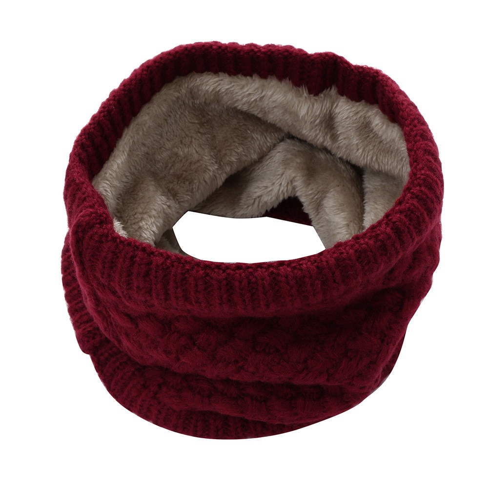 Foulard épais pour hommes et femmes, écharpe de cou, polaire intérieure, écharpe de snob, élastique, collier pour enfants, # es