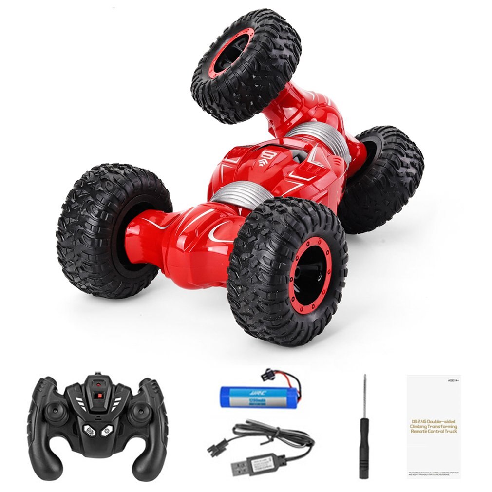 Jjrc  q70 rc buggy 2.4 4wd hochgeschwindigkeits-ferngesteuertes auto stunt-funkauto modellspielzeug ferngesteuerte maschine jungenspielzeug: Rot