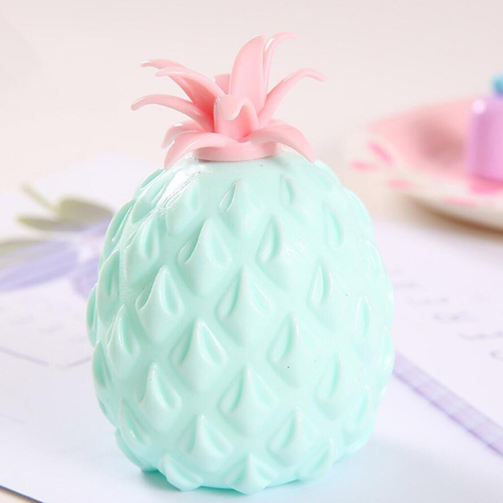 Silicone Pineapple Fidget Toys Squeeze Sensory Decompreossion Toy