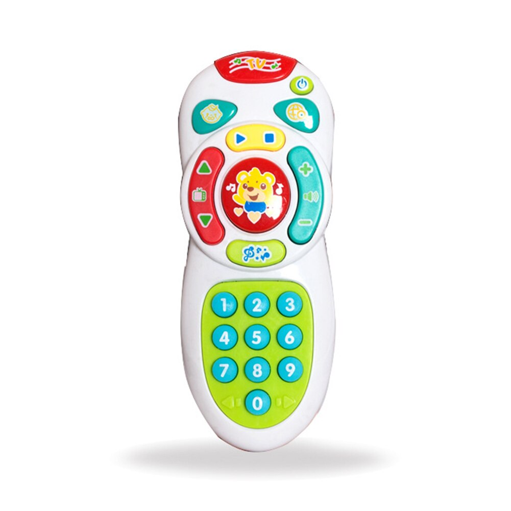 Baby Elektrische Lichte Muziek Smart Mobiele Telefoon Afstandsbediening Educatief Speelgoed: green