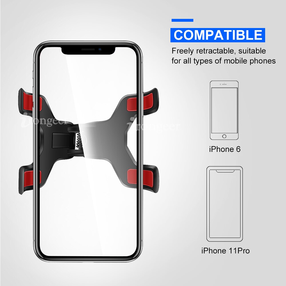 Téléphone Support pour voiture Flexible Rotation de 360 degrés windshied Support de voiture Support pour téléphone Mobile pour téléphone portable voiture Support pour téléphone Support GPS