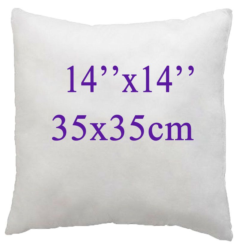 Cojín de relleno interior para el hogar, almohada para el sofá con relleno de algodón, almohada suave para el sofá, con núcleo de insertos de cojín 16/18/20/22/24 pulg.: 35X35cm