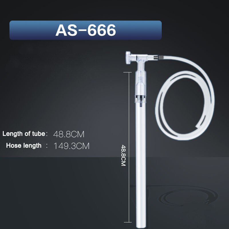 Electric/manual aquarium fish tank bottom sand cleaner Water changer Multifunctional fish tank cleaner Water changer: AS-666