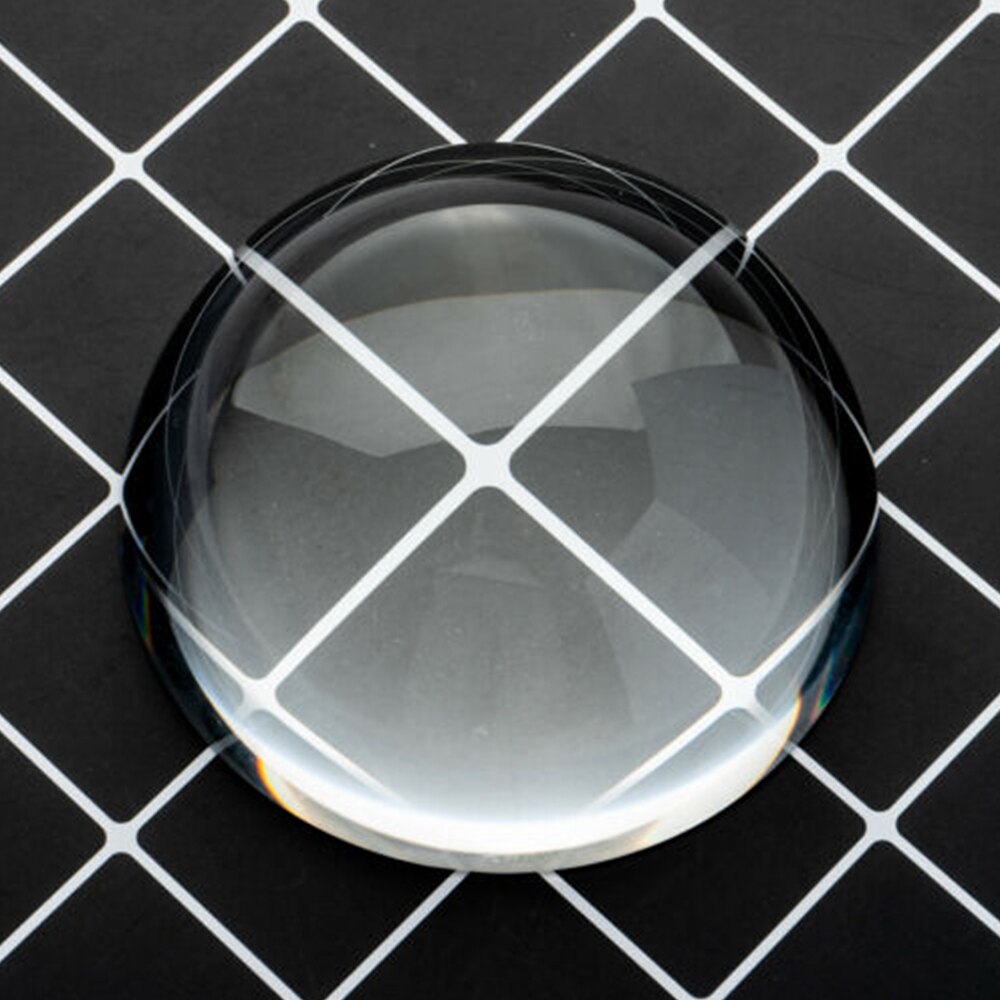 Boule de cristal demi-sphère transparente, 40/60/80MM, presse-papiers, verre grossissant, de décoration