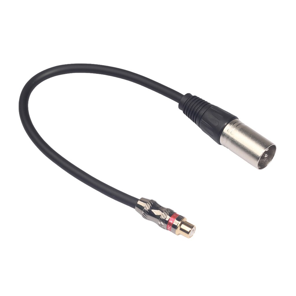3.5mm Female Stereo/RCA Female Cable To XLR Female/Male Connector