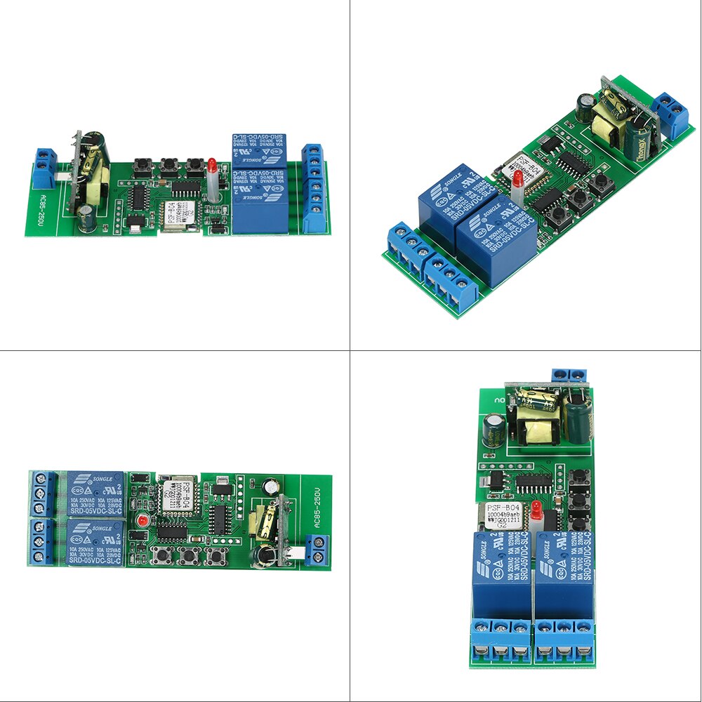 eWeLink Smart Wifi Switch Universal Module 2CH AC85-250V Wireless Switch Timer Phone APP Remote Control For Alexa Google Home