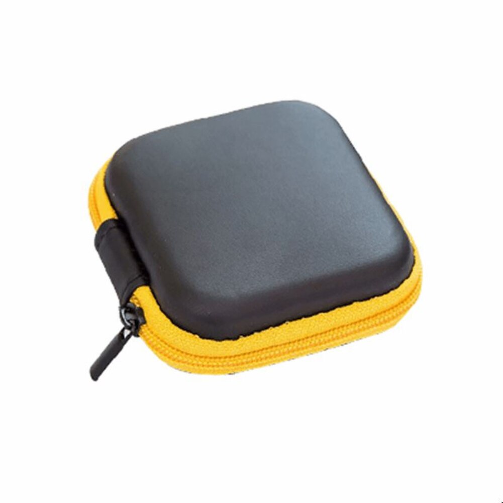Digitale Charger Hoofdtelefoon Opbergtas Usb Datakabel Organisator Oortelefoon Draad Tas Doos Draagbare Reizen Kit Case Pouch Elektronica: yellow