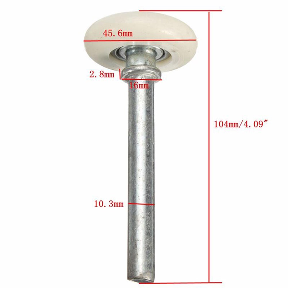 2-Inch Zware Nylon Garagedeur Roller Wiel Met Afgedichte Kogellagers