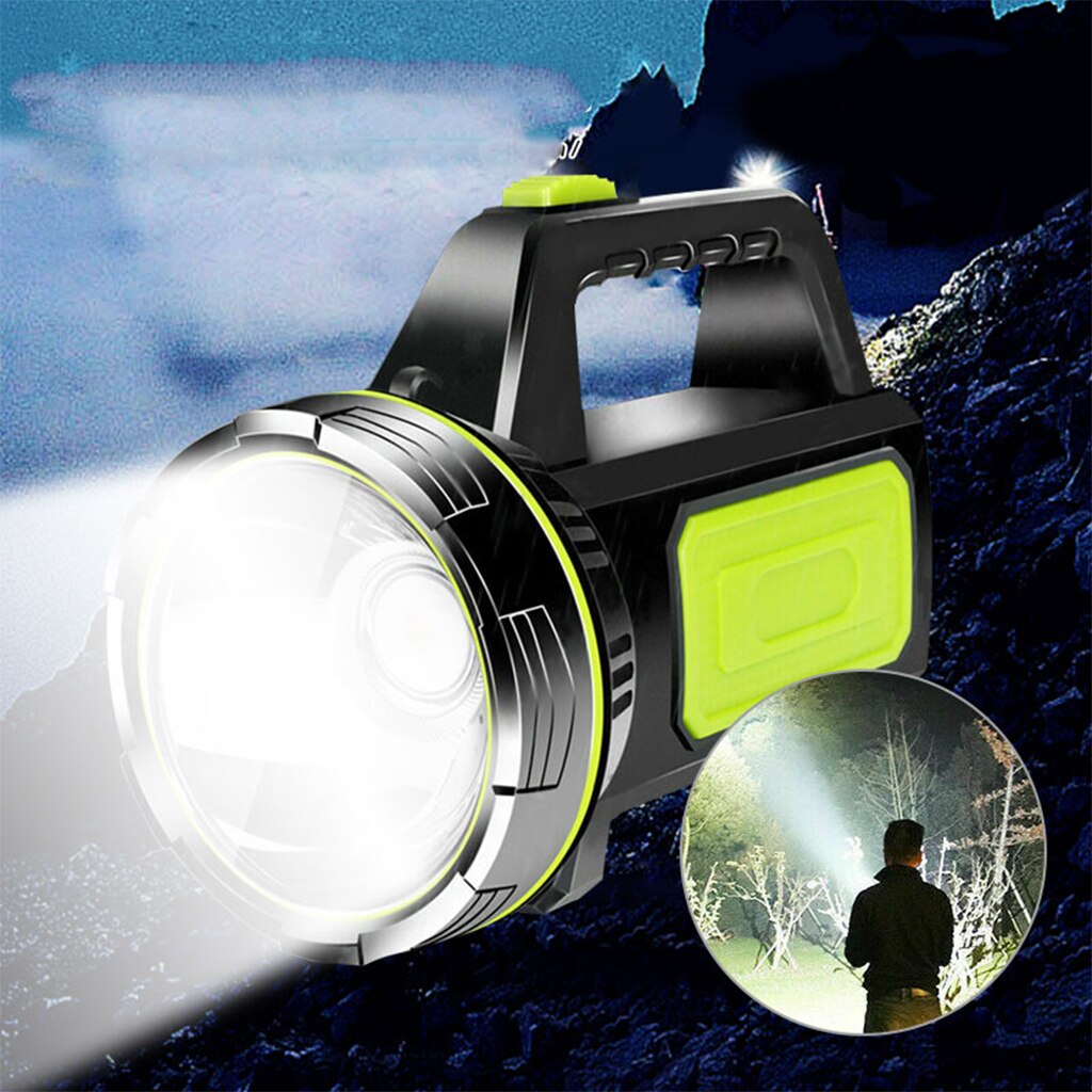 Rechargeable Flashlights Searchlight Portable Lantern Fishing Emergency Lamp