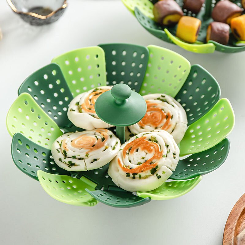 Trio Separator Set Roestvrijstalen Stoomboot Mand Rek Duurzaam Fornuis Accessoires Snel Stomen Rooster Mand Divider voor Groenten Koken