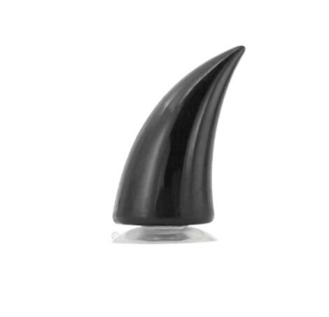 Universele Motorhelm Hoek Plastic Veerkrachtig Siliconen Zuignap Zachte Hoorn Decoratie Hoofddeksels Rubber Hoorn Decoratie: L