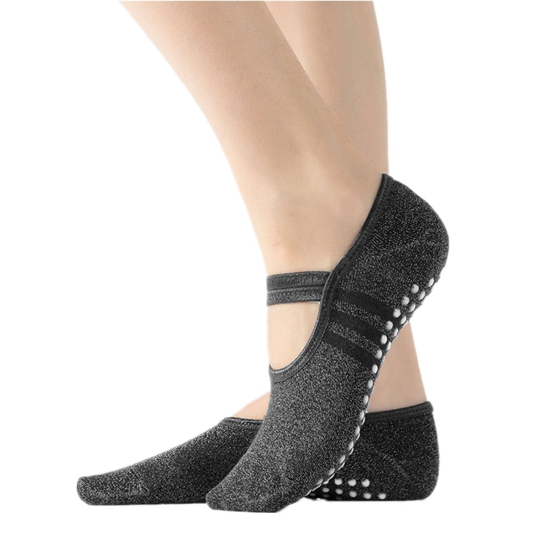 Vrouwen Yoga Sokken Antislip Sokken Met Grips Ademend Professionele Barre Sokken Comfortabele Katoenen Pilates Sokken Voor Vrouwen