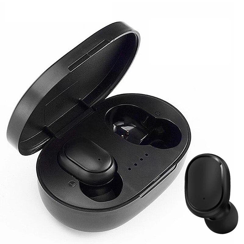 A6s TWS Bluetooth 5.0 Wireless Earphones Headsets Earbuds With Charge Box For IPhone Xiaomi Huawei PK i7s i11 i12 i20 i60 i30: Black