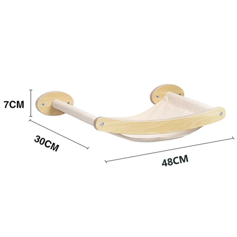 Juguetes de pared para actividades, rascador de Sisal de madera para gatos, muebles escaladores, puente para gatos, escalones de cuerda, escalera para gatitos, poste para pared: Borgoña