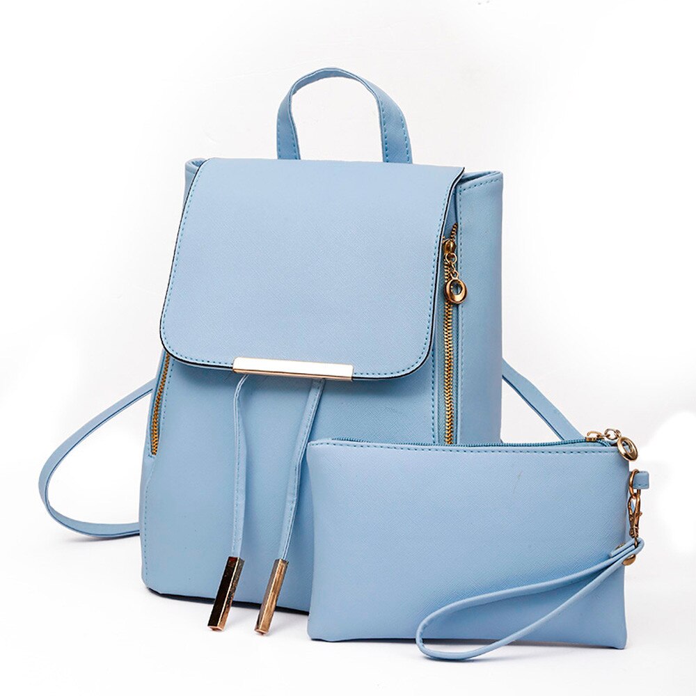 Mochila feminina de couro do plutônio mochilas femininas sacos de escola adolescentes mochila feminina mujer