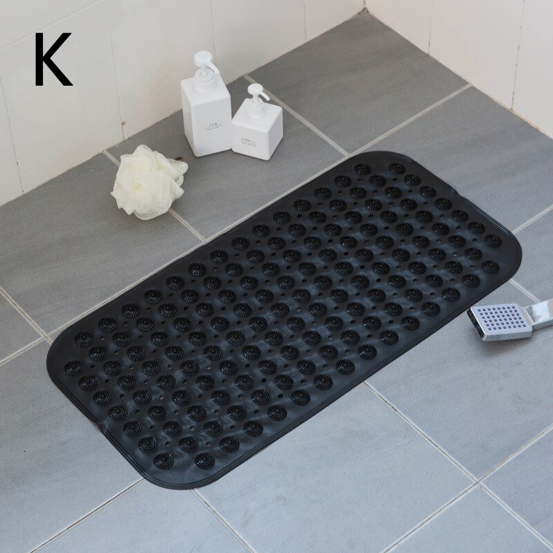 Long PVC Bath Mat Massage Bathroom Rugs Safety Anti Slip Shower Bathtub Mat Suction Cup Floor Mat Foot Pad 40x100cm