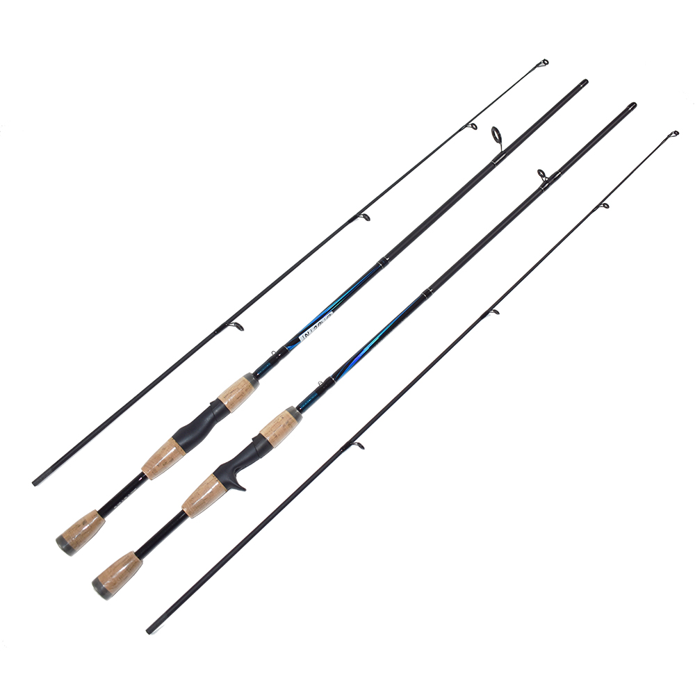 Spinning Rod Ultra Light Carbon / Casting Spinning Fishing Rod Carp Spinning Rods Ultralight 1.8m 2 Sections