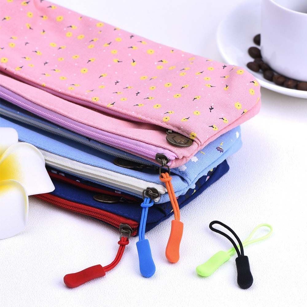 Uiteinden 10 Stuks Rugzak Koffer Kleding Zip Fixer Reistas Fixer Zip Cord Rits Puller Rits Trekkoord Rits Touwen