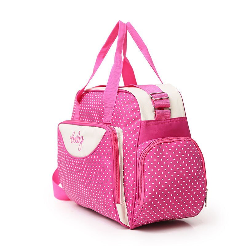 40*30.5*16cm 5 stk store baby pusletasker sæt til mor dot ble net klapvogn taske organizer multifunktionel mulepose til kvinder