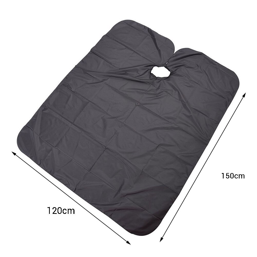Peluquería corte de pelo Barbero capa para salón de belleza impermeable envoltura de nylon peluquero delantal capa de peluquería proteger vestido negro