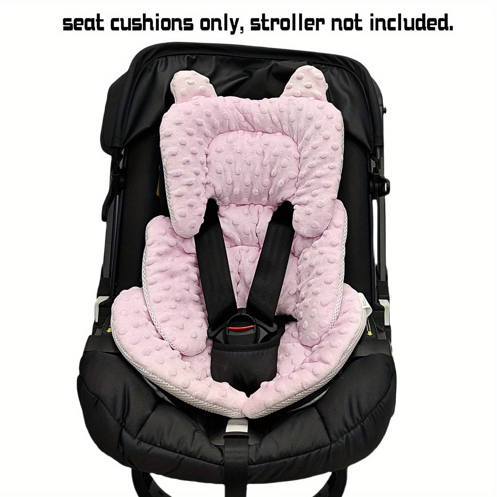 Cuscino per seggiolino auto per neonato Cuscino per seggiolino auto universale per neonato per sedile/buttafuori/passeggino Accessori per passeggino Seggiolino auto per bambini: Colore rosa