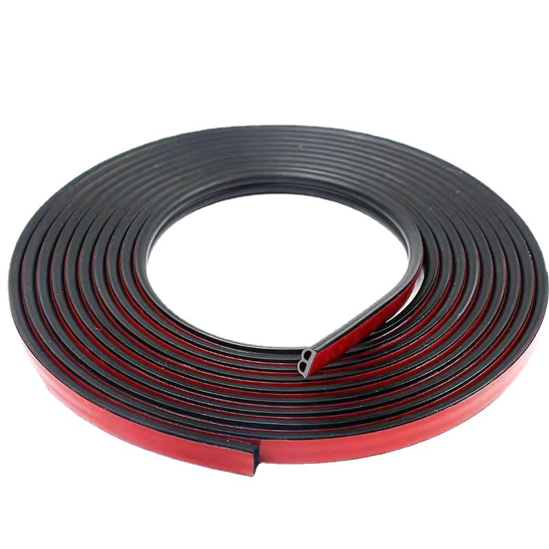 5/8/10 Metri Auto Porta Strisce di Tenuta Adesivo B Forma Guarnizione Guarnizioni In Gomma Isolamento Acustico di Tenuta Per Porta Tronco striscia di Gomma