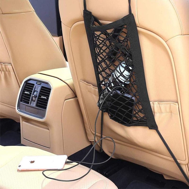Car Pet Barrier Mesh Dog Car Safety Travel Isolation Net Vehicle Pet Car Back Seat Safety Barrier Mesh Pet Products