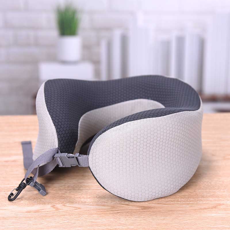 Appui-tête pliable coussin de voyage | Appui-tête pour avion bureau: grey