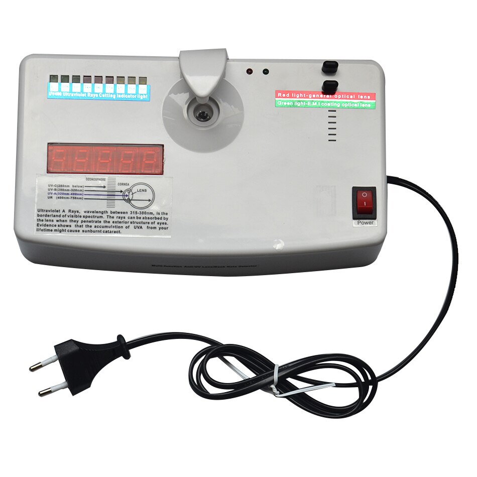 1PC UV400 Tester Lens Tester Ultraviolet Tester Lens Testing Equipment CP-13B Wavelength Can Be Adjusted